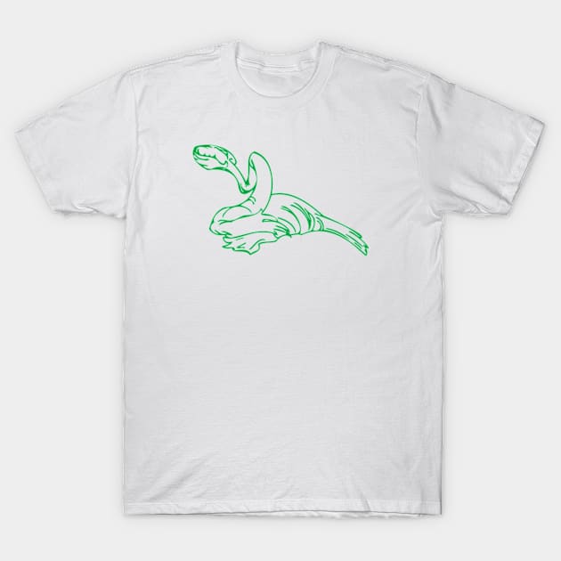 dino_019-green T-Shirt by PhantomLiving